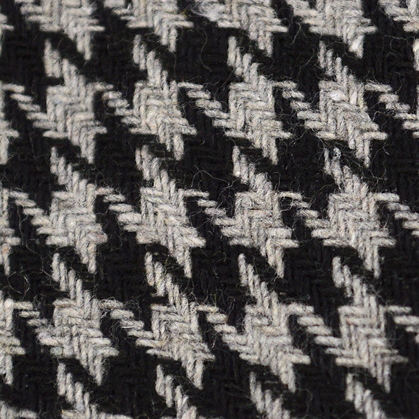 Grey Houndstooth Flat Cap